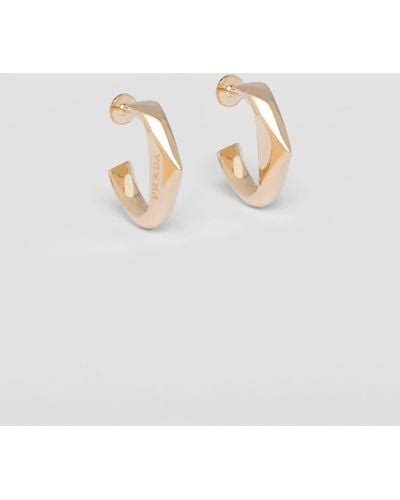 prada hoops|Prada Earrings and ear cuffs for Women .